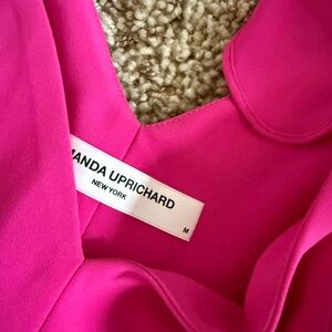 Amanda Uprichard Gimlet Dress in hot pink